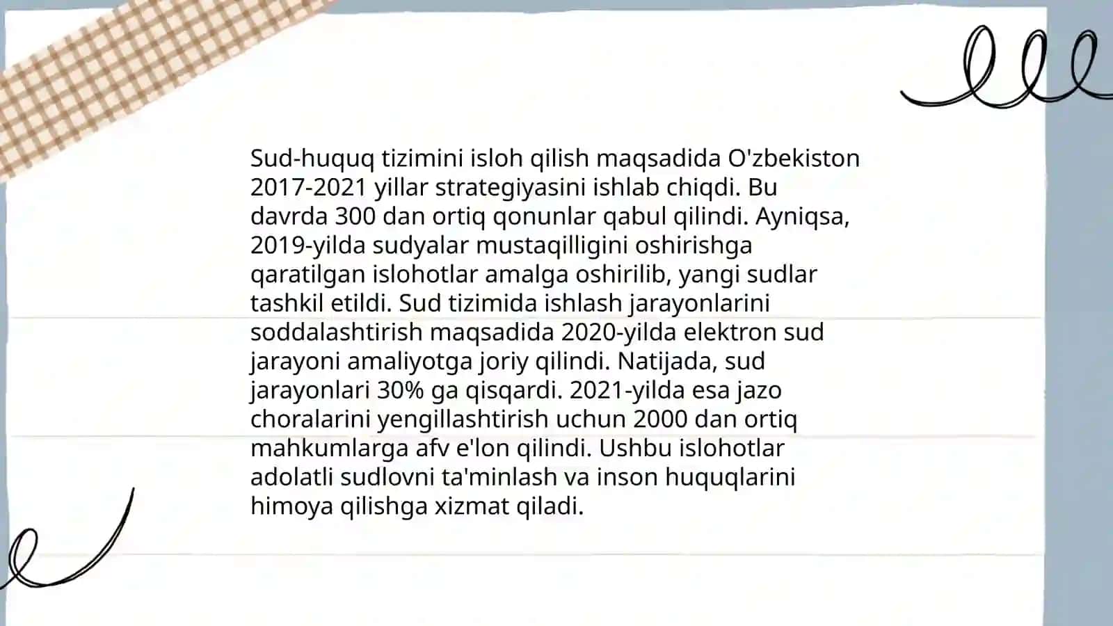 Yangi O‘zbekistonda amalga oshirilayotgan islohotlar 4