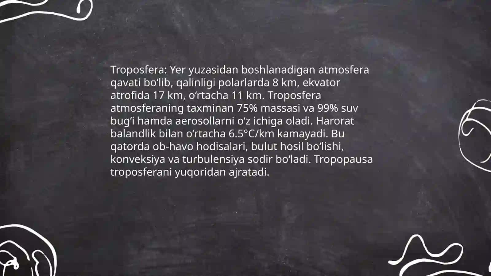 Atmosfera qavatlariga ta’rif 4