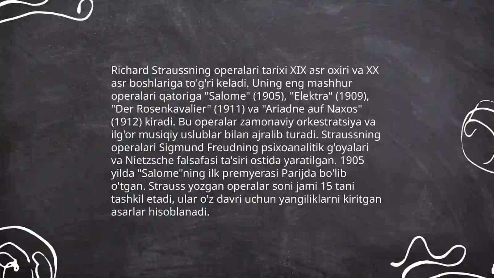 Richard Shtrauss operalari haqida 4