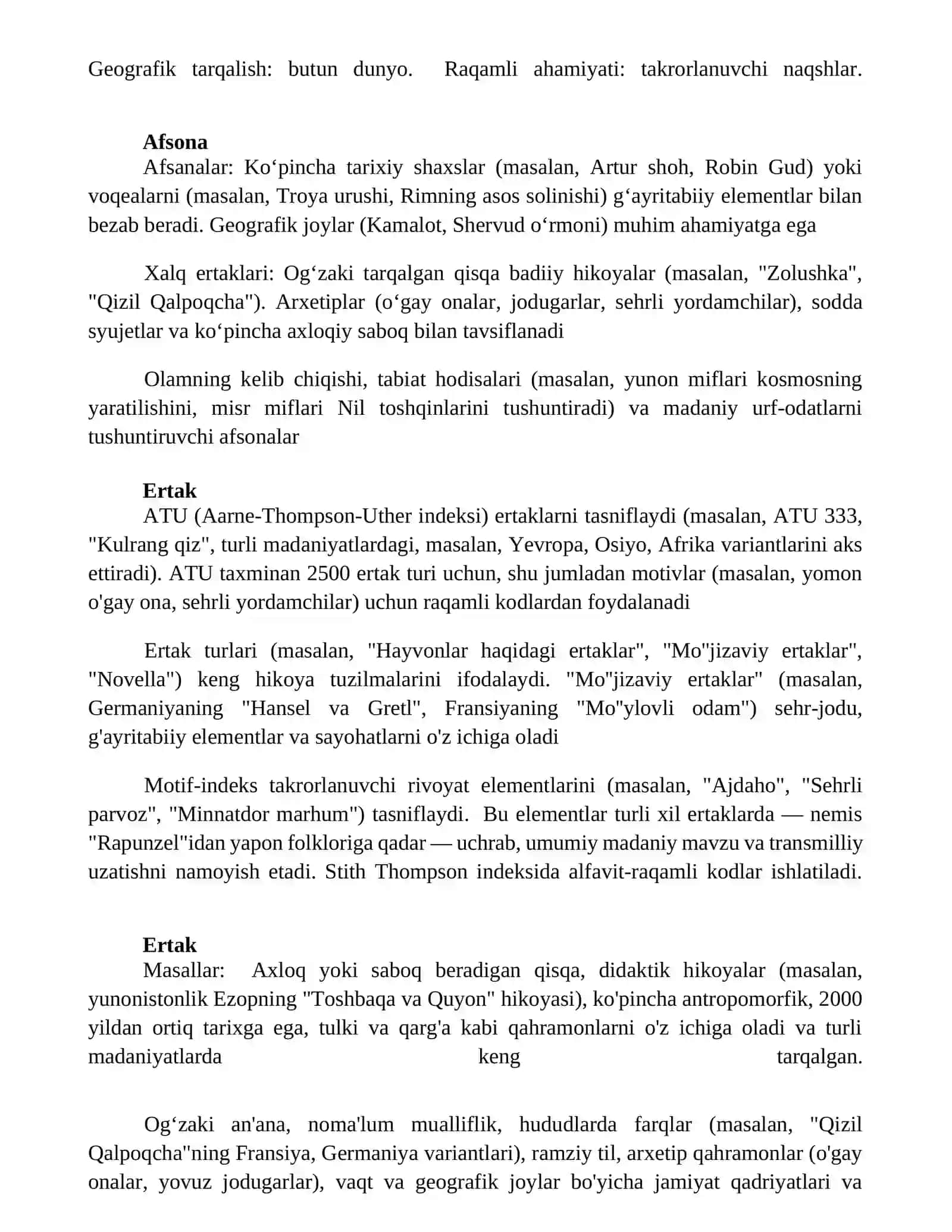 Xalq ertaklarining turlari 4