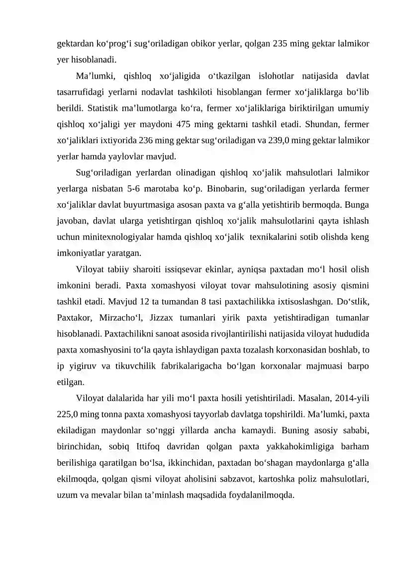 Agroiqtisodiyot tarmoqlari va ixtisoslashuvi 4
