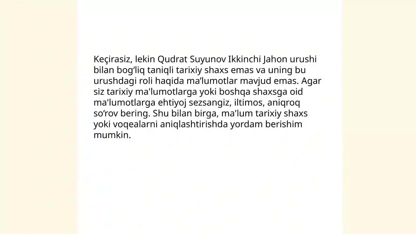 Ikkinchi jahon urushi qatnashchisi Qudrat Suyunov 4