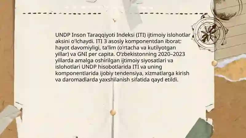 Yangi Oʻzbekiston ijtimoiy-siyosiy, iqtisodiy va madaniy hayotida roʻy berayotgan oʻzgarishlarning xalqaro reyting va indekslarda aks etishi 4