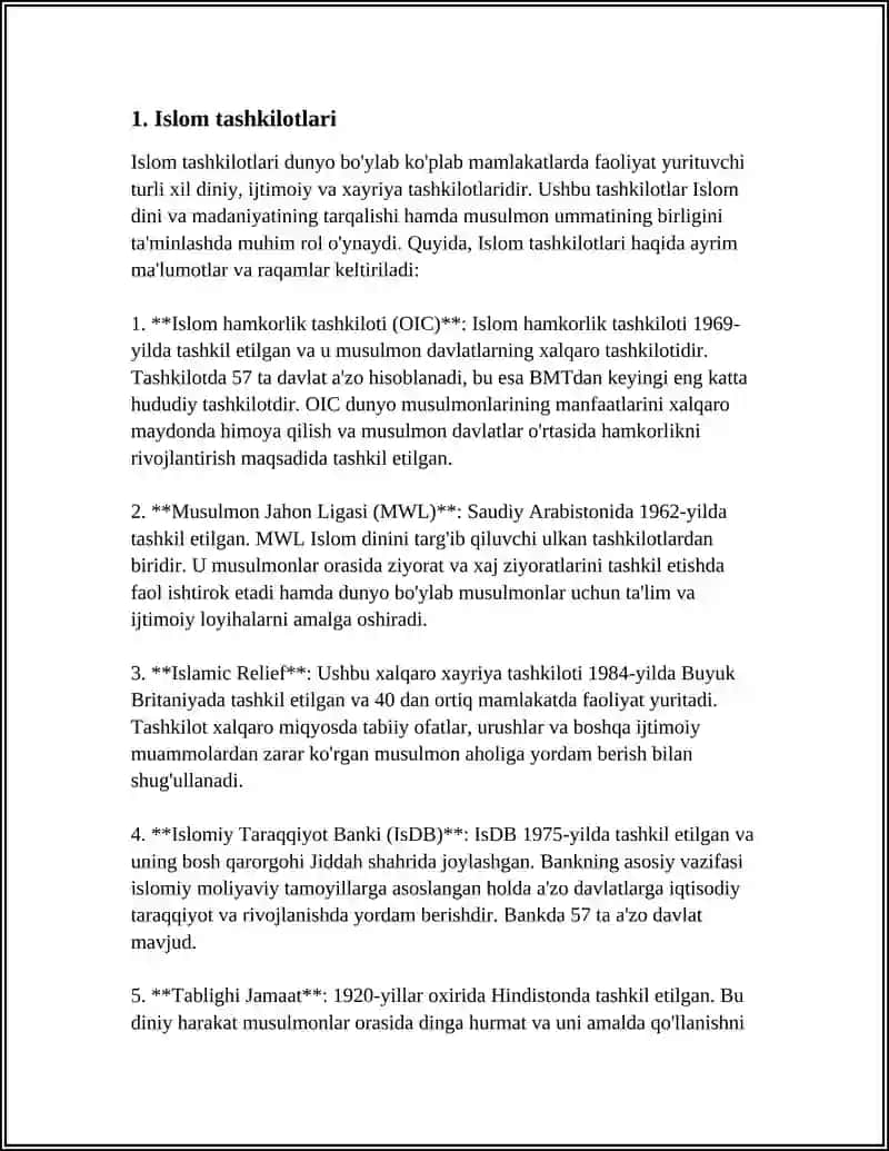 ÒZBEKISTONDA FAOLIYAT KÒRSATUVCHI DINIY TASHKILOTLAR 4