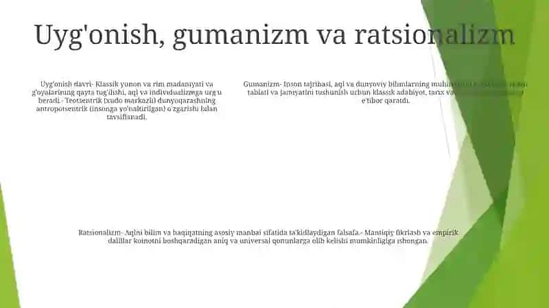OʻRta Asr Sharq Falsafasi Va UygʻOnish Davri Xususiyatlari 4