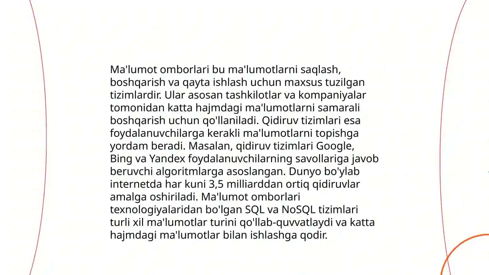 Ma'lumotlarni qidirish tizimi 4