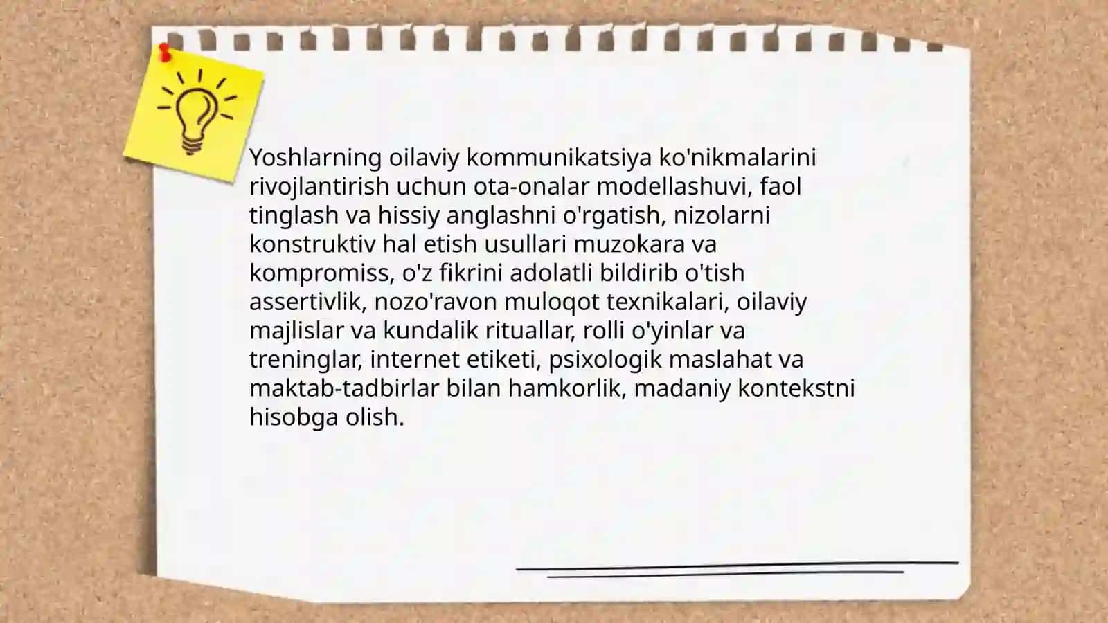 Oil psixologiyasi fanini yoshlar xayotidagi orni 4