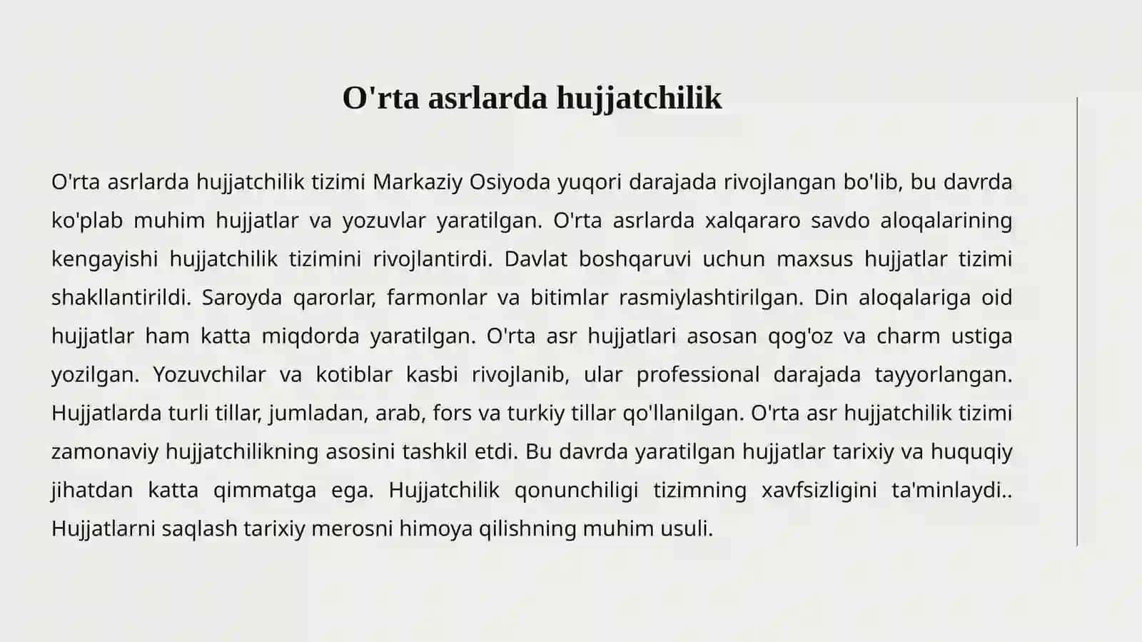 Hujjatchilik Tarixi 4