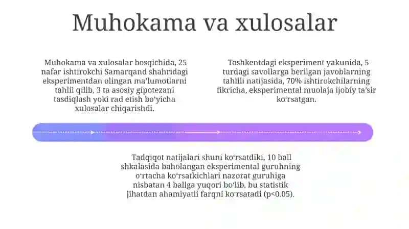 Pisixologik ekspirement jarayoni 4