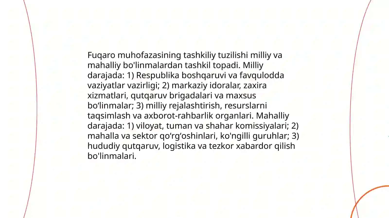 Favqulodda vaziyatlarda fuqaro muhofazasining vazifalari 4