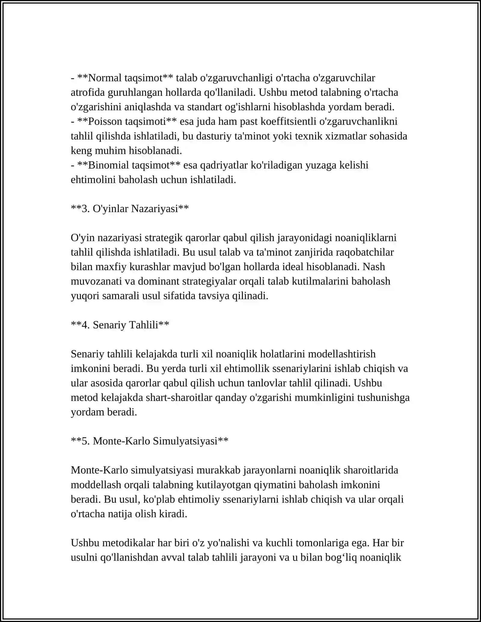 Talablarni Tahlil Qilishda Noaniqlikni Aniqlash Metodikalari 4
