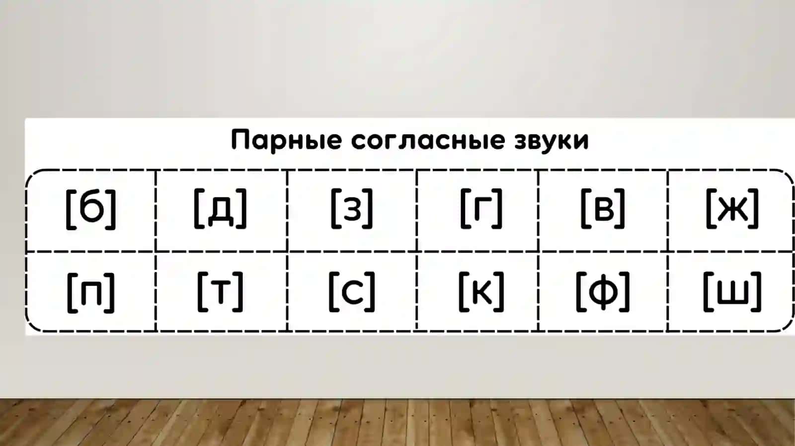 ЗВОНКИЕ И ГЛУХИЕ СОГЛАСНЫЙ ЗВУКИ 4