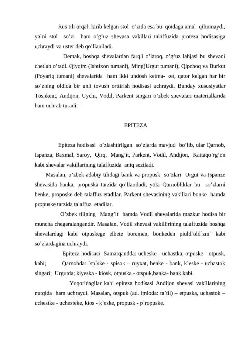 Shevalarning fonetik xususiyatlari 4