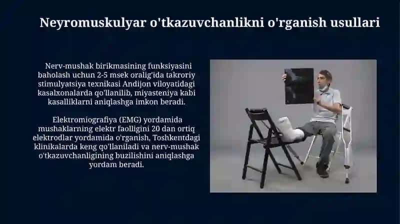 Neyrofiziologik tekshiruvlar Travmatologiya va Ortopediya 4