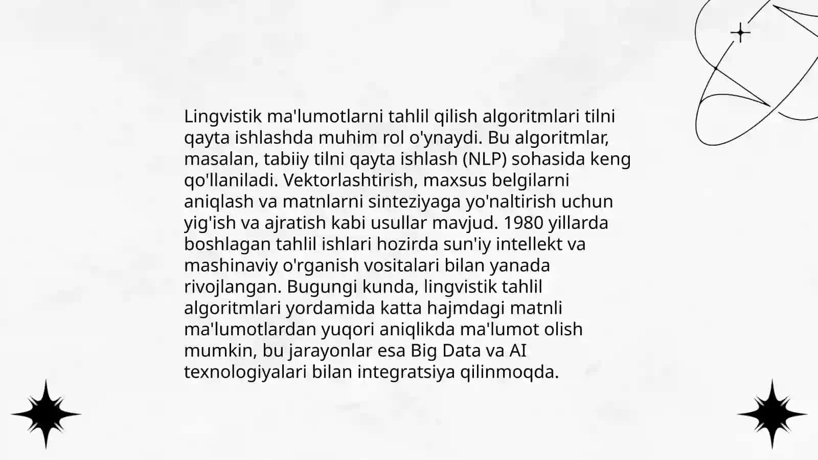 Lingvistik ma'lumotlarni kompyuterda saqlash usullari 4