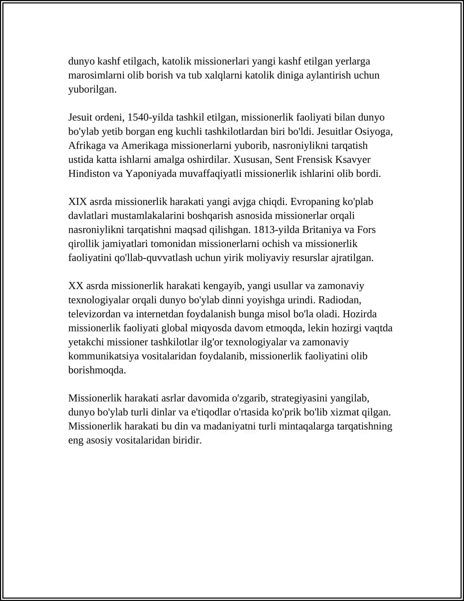 MISSIANERLIK VA PROZELITIZMNING SIYOSIY-IJTIMOIY XAVFI 4