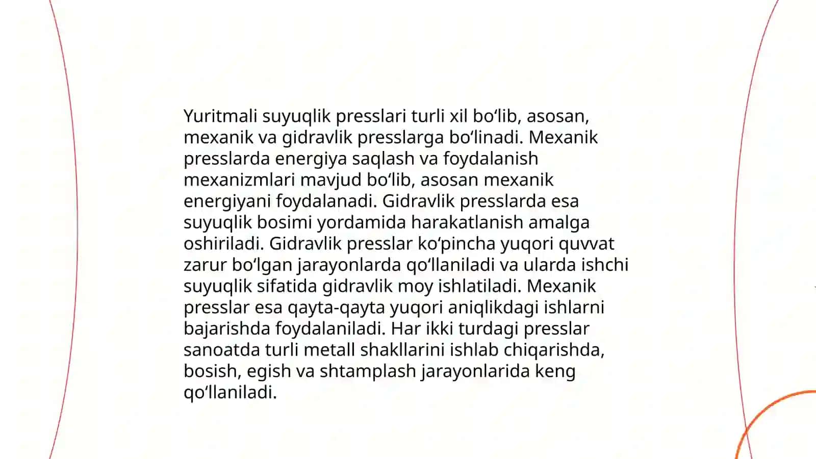 Yuritmali suyuqlik presslarning ishchi elementlari 4