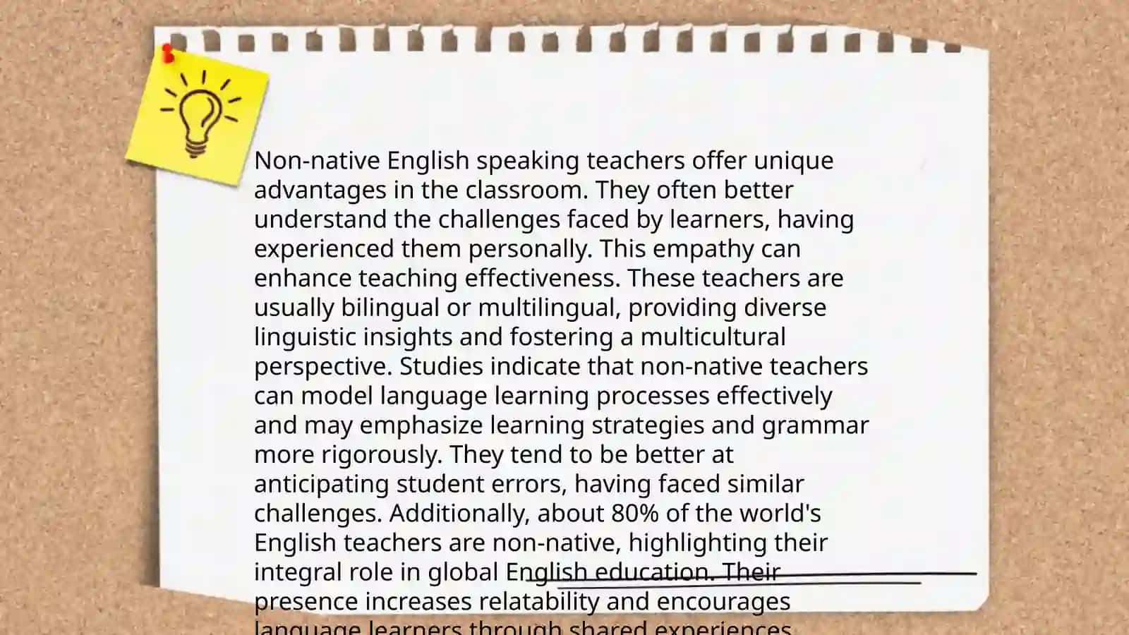 Language Proficiency of Non-Native English Speaking Teachers 4