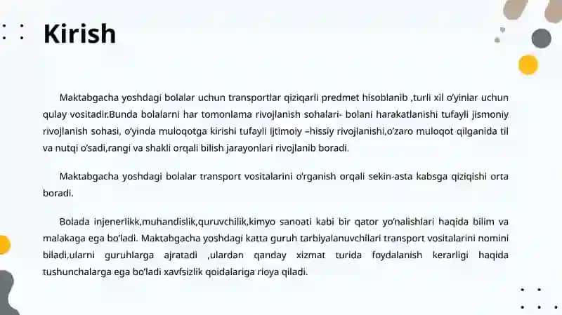 Havo, Suv, Yerusti Transporti 4