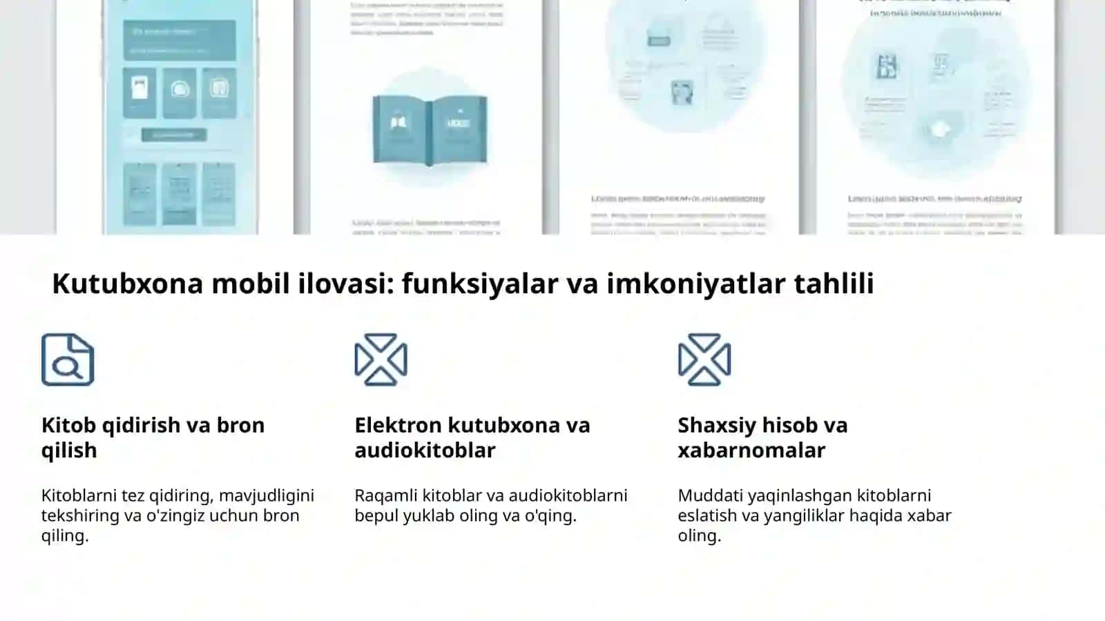 Mobil ilova va elektron kutubxona: Yangi imkoniyatlar 4