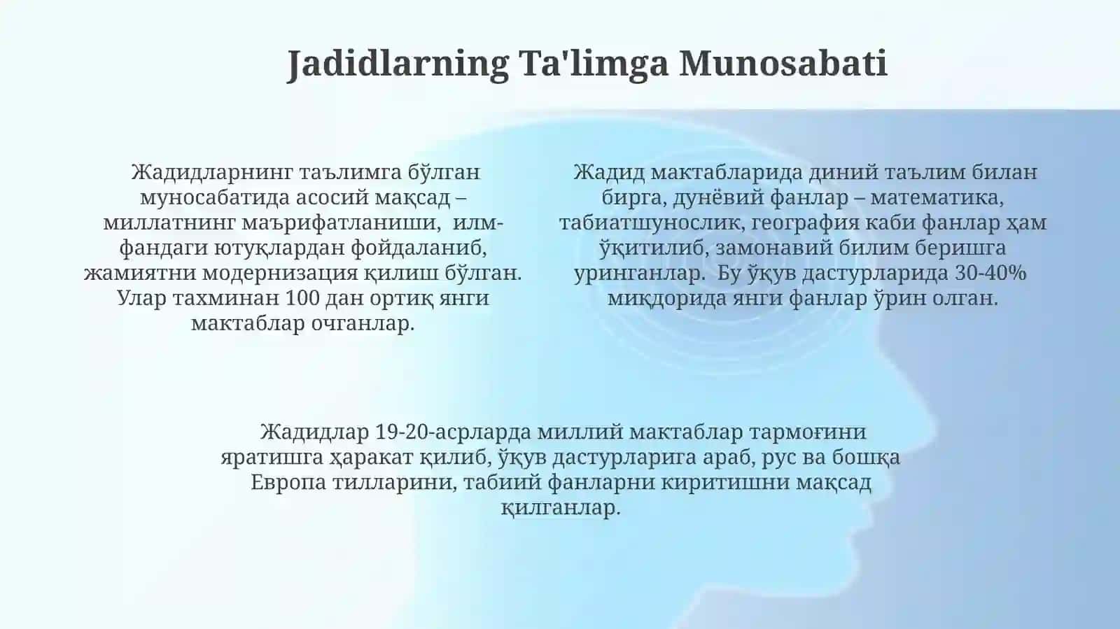 Jadidchilar hayoti Usmon Nosir 4