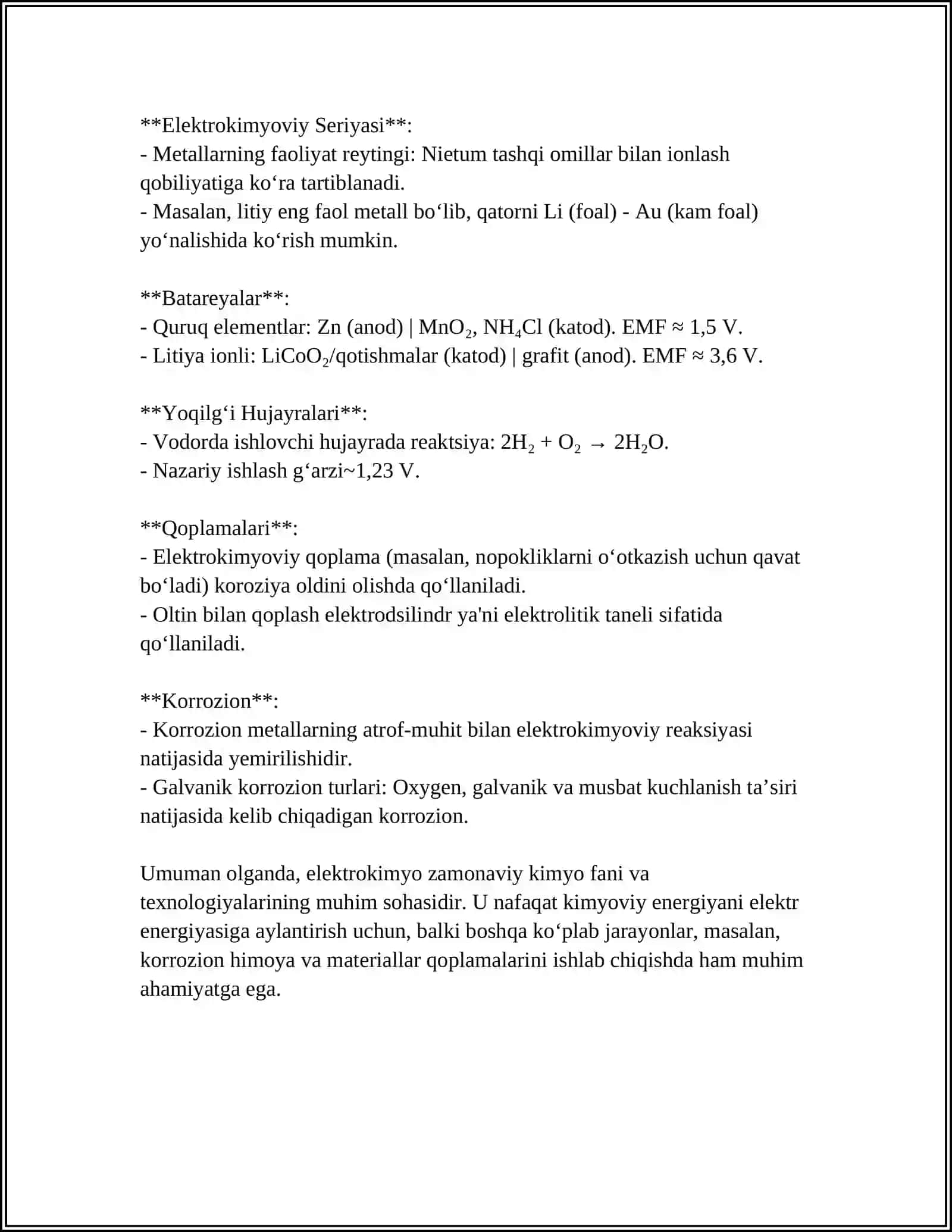 MISNING ELEKTROKIMYOVIY EKVIVALENTINI ANIQLASH 4