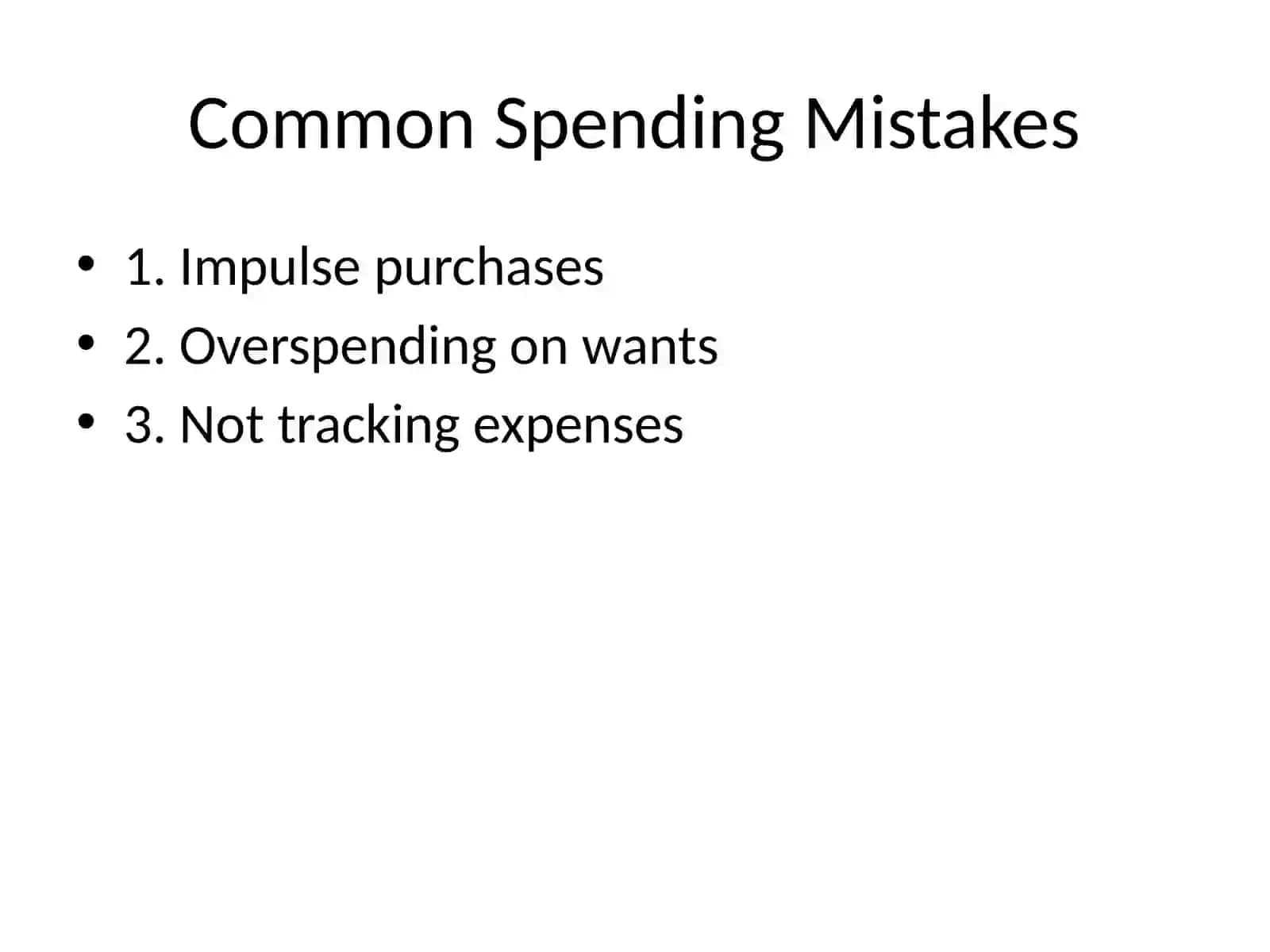 Proper Spending and Saving Money 4