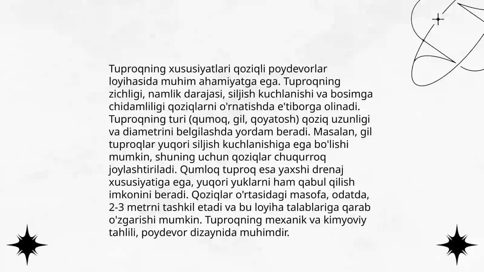 Qoziq Poydevorlarni Loyihalash 4