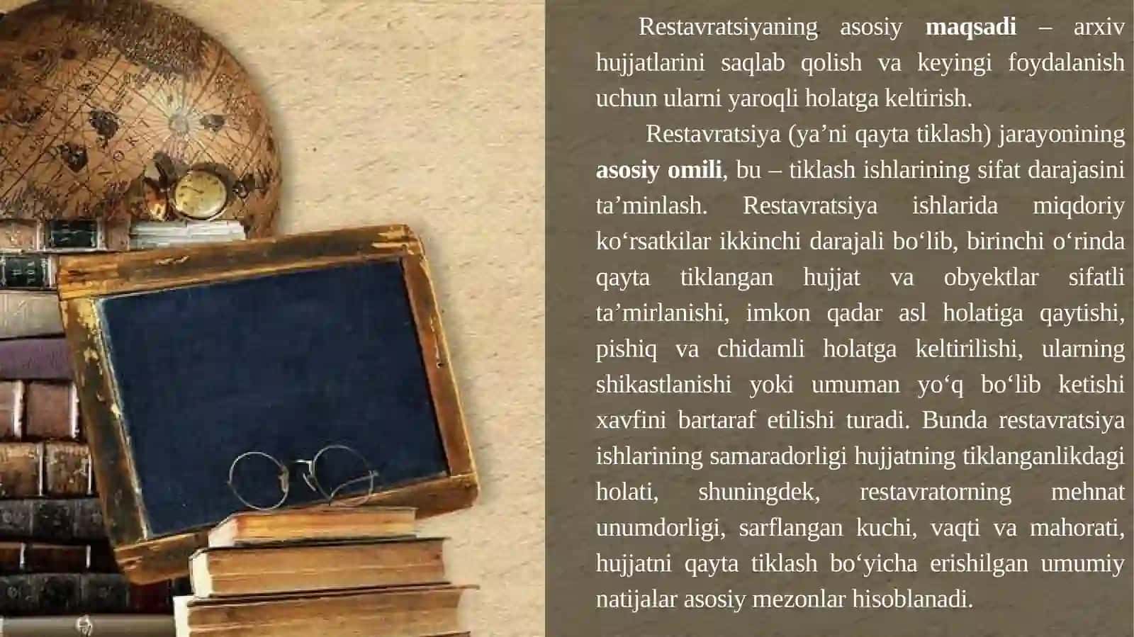 Arxiv hujjatlari restavratsiyasi 4