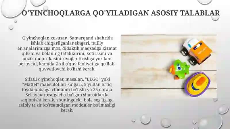 O'yinchoqlarning bolani tarbiyalashdagi ahamiyati 4