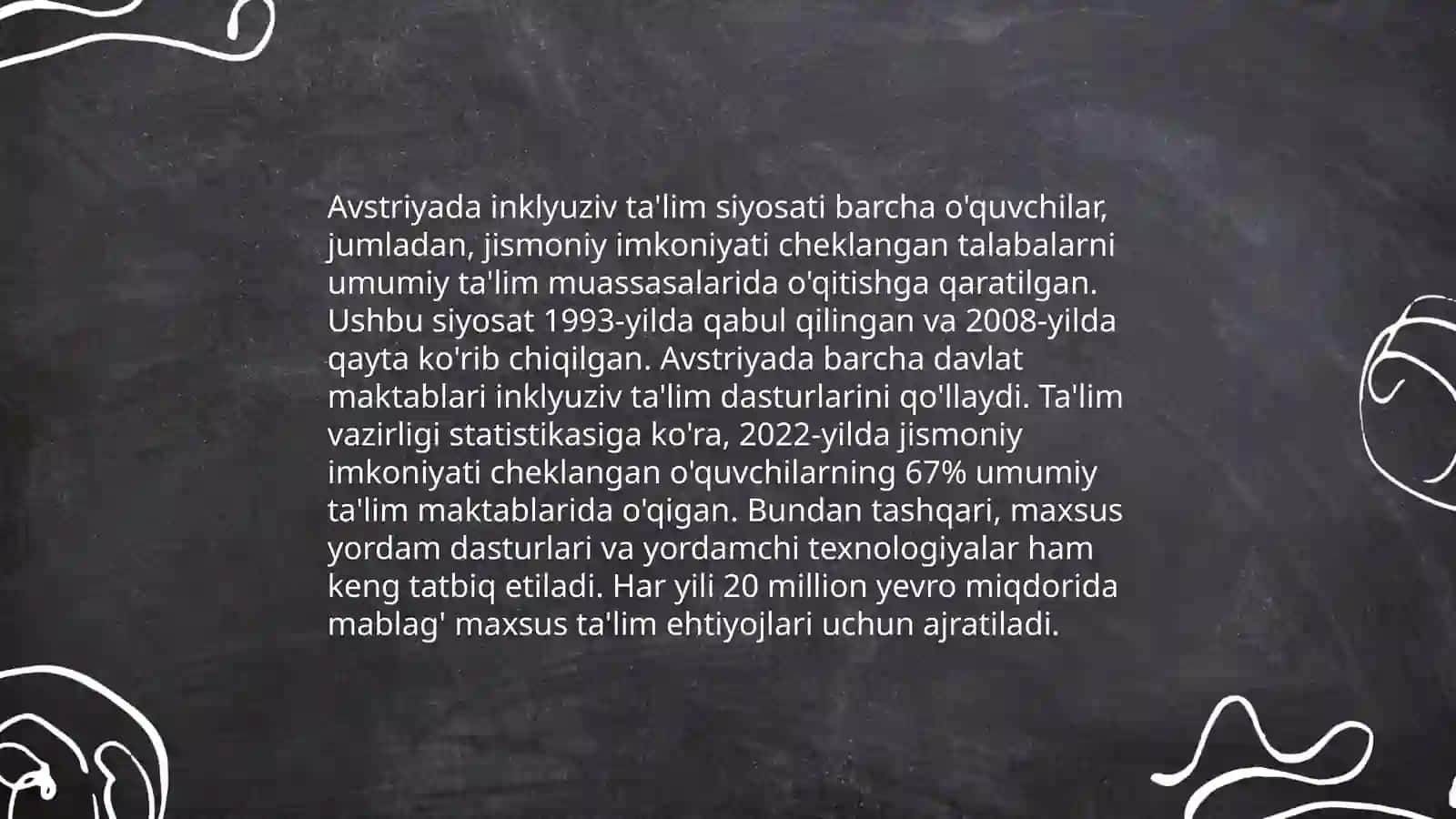 Avstriya davlatidagi inklyuziv ta'lim tizimini oʻrganish 4