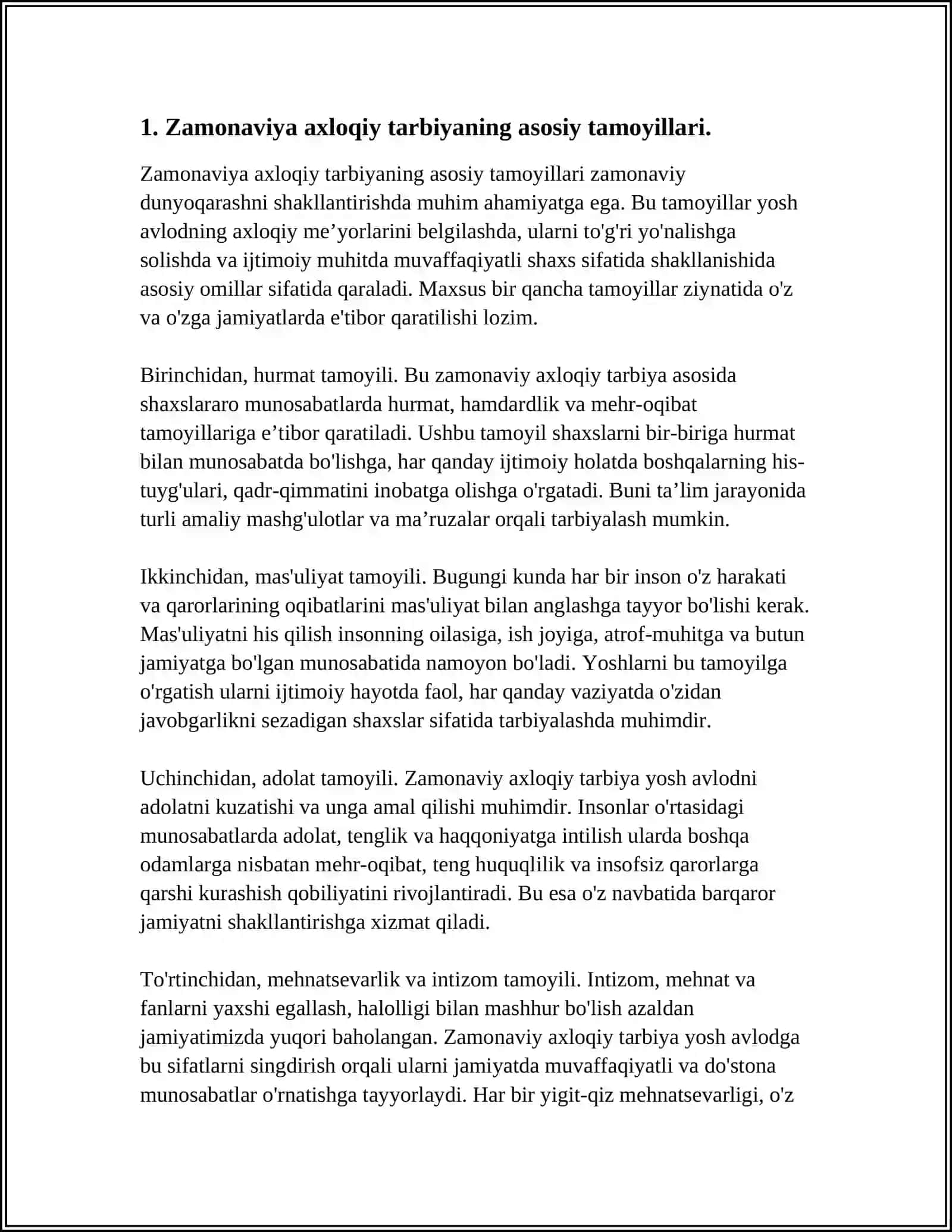 ZAMONAVIY AXLOQIY TARBIYADA KOSMOPOLITIZMGA MOYILLIK 4