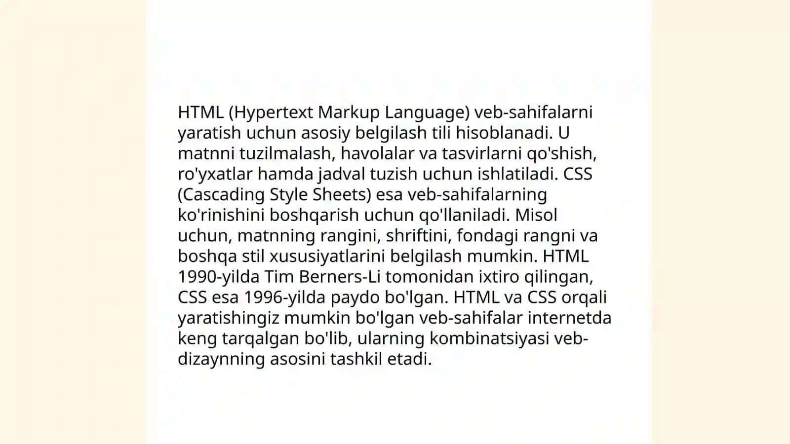 Veb sayt loyihalash jarayonlari 4