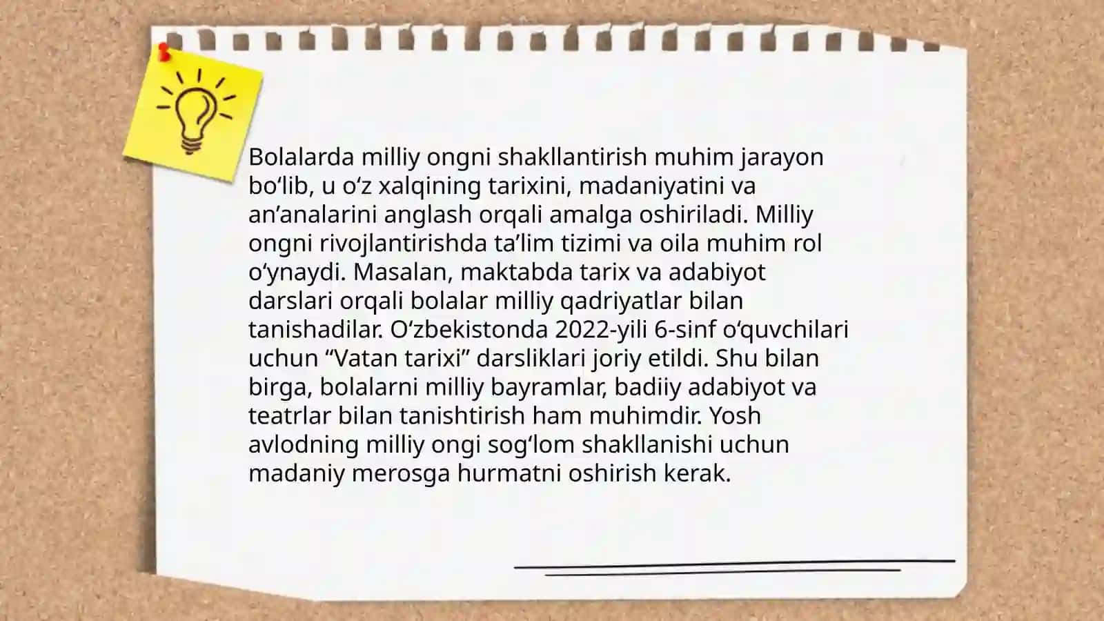 Maktabgacha ta'limda milliy tarbiya asoslari fanining ahamiyati 4