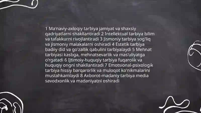 Tarbiya jarayonining mohiyati va mazmuni 4