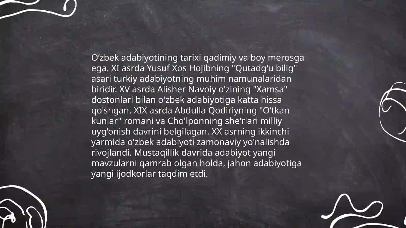 Adabiyotshunoslik va Sanʼatshunoslik 4