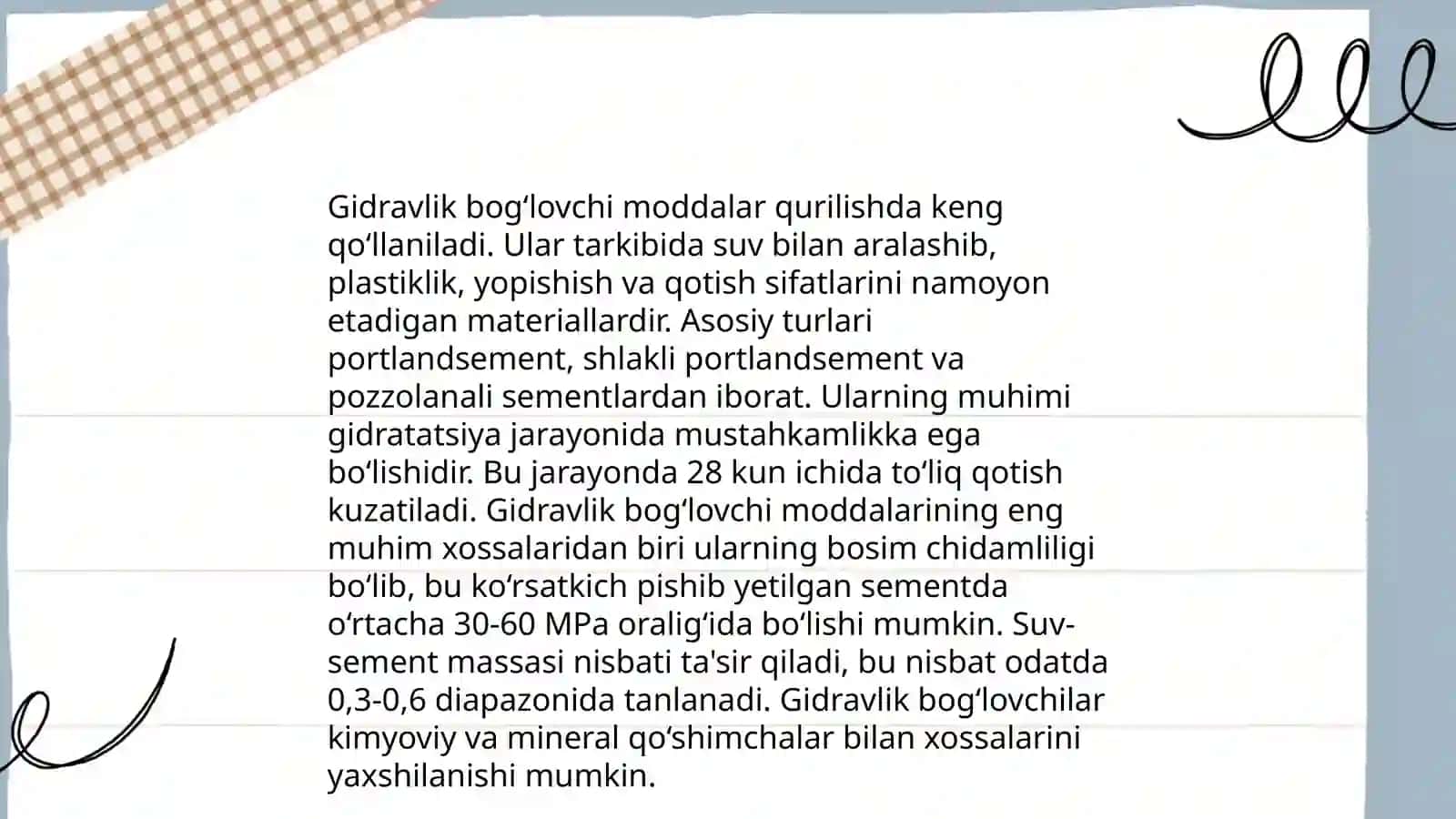Gidravlik bog‘lovchi moddalar 4