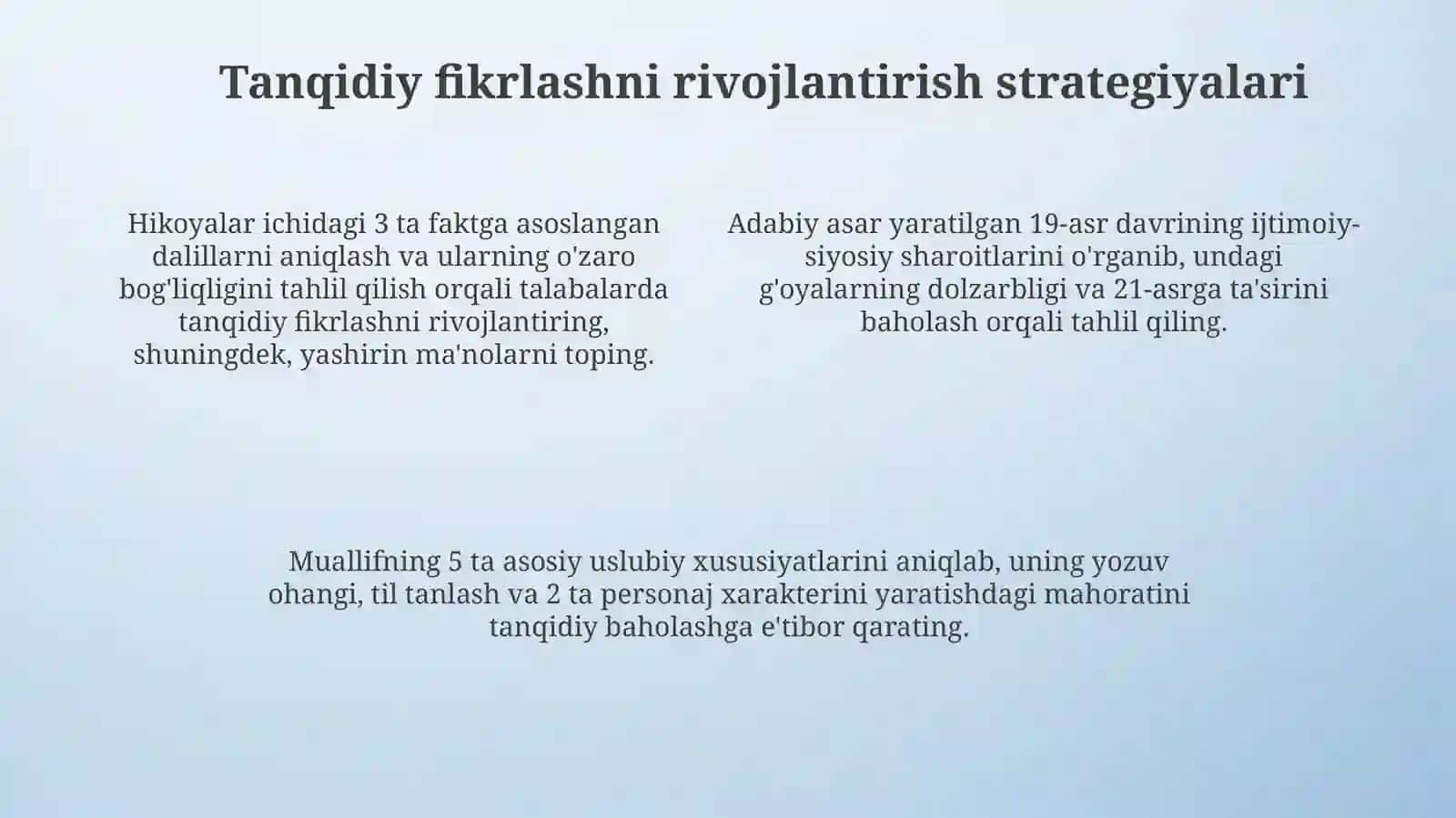 Kichik guruxlarda badiiy adabiyot bilan zamonaviy yondashuvlar 4