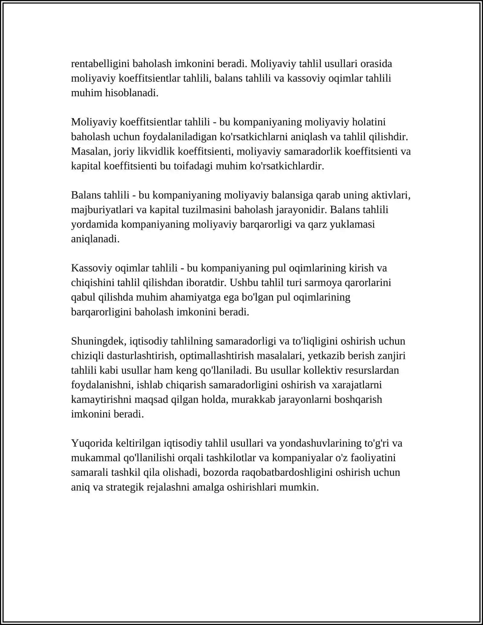 IQTISODIY TEBRANISH 4