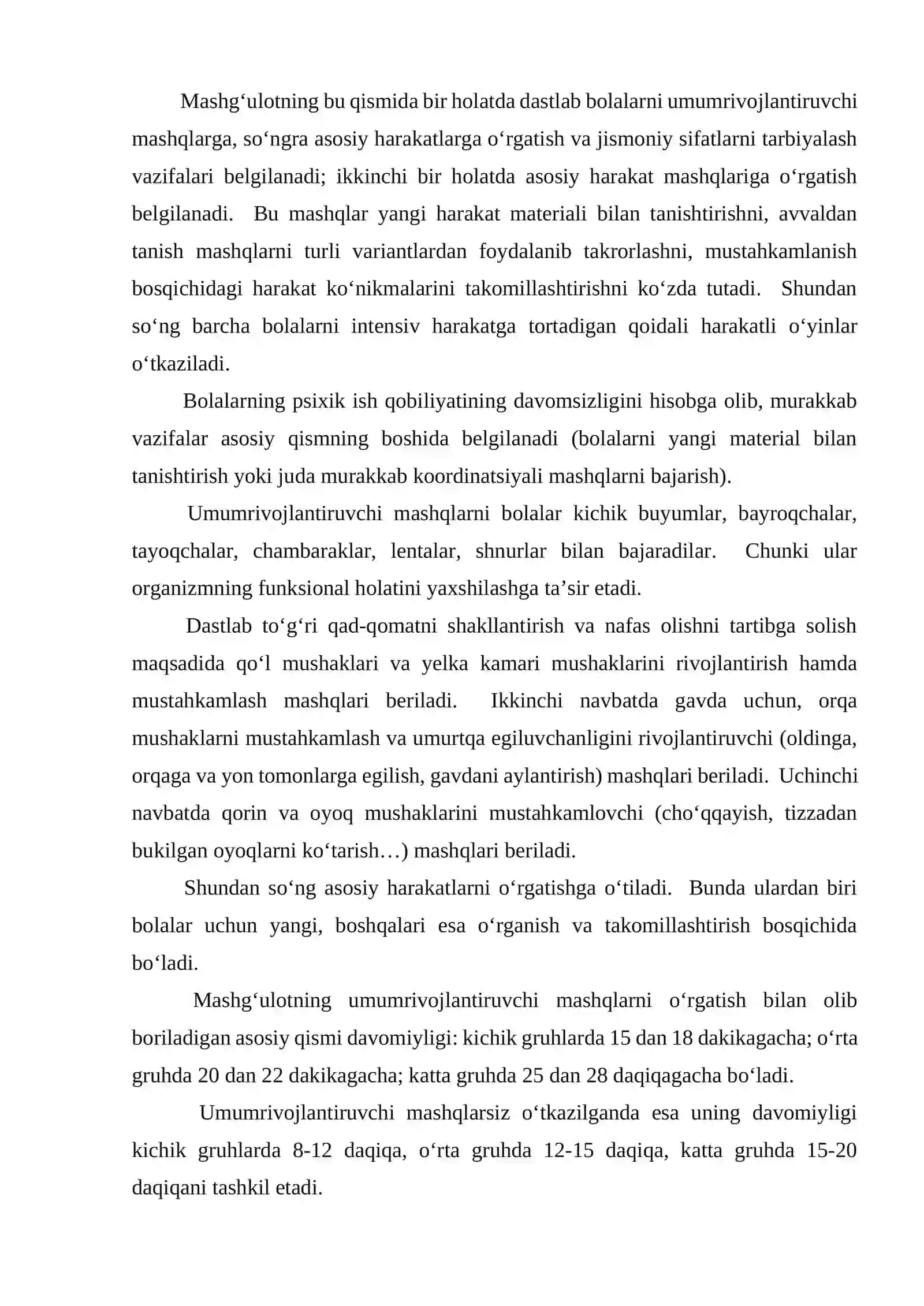 Tayyorlov va maxsus tibbiy guruhlarda jismoniy madaniyat. 4