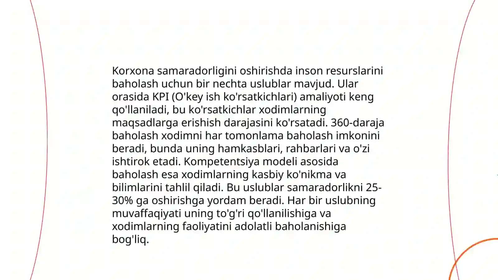 INSON RESURSLARI FAOLIYATINI BAHOLASHNING ZAMONAVIY USLUBLARI 4
