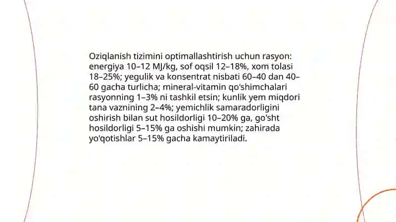 Chorvachilikda iqtisodiy samaradorlikni oshirish va bu boradagi muammolar 4