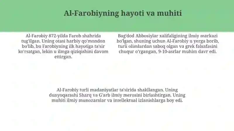 Al-Farobiyning hayoti va merosi 4