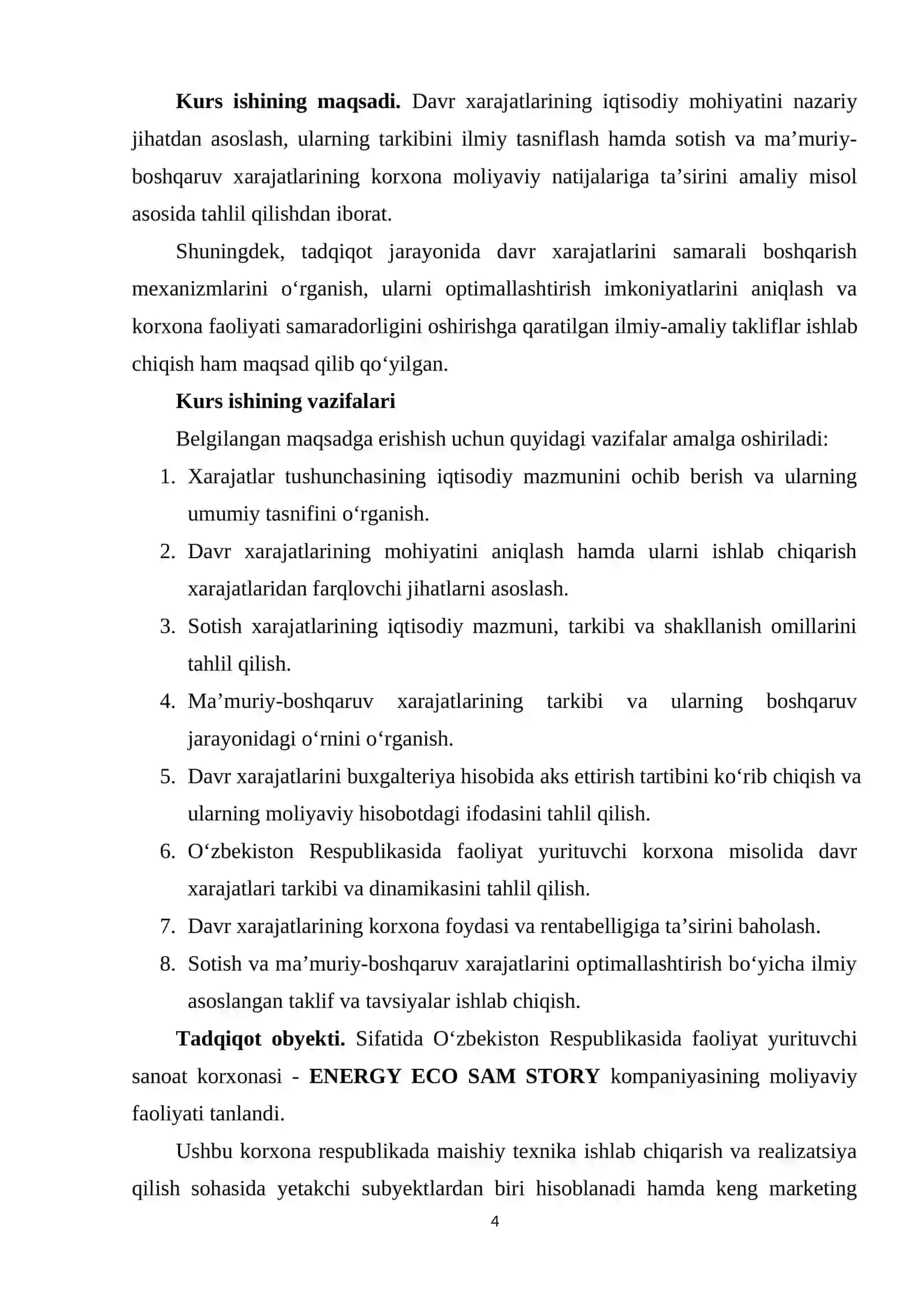 Davr Xarajatlari va Uning Tarkibi: Sotish Xarajatlari va Ma’muriy-Boshqaruv Xarajatlari 4