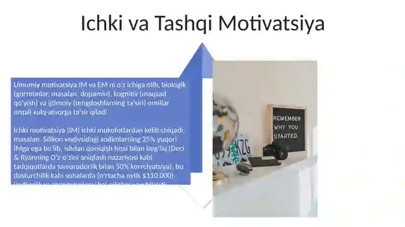 Motivatsiya haqidagi umumiy tushuncha 4