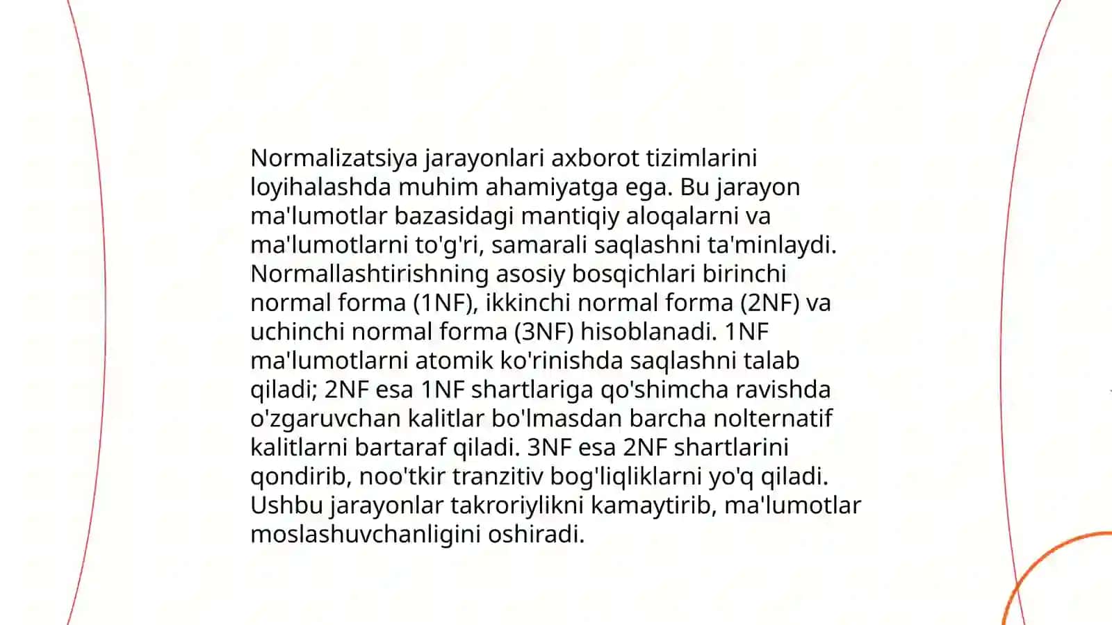 Relyatsion ma'lumotlar omborini dasturlash texnologiyalari 4