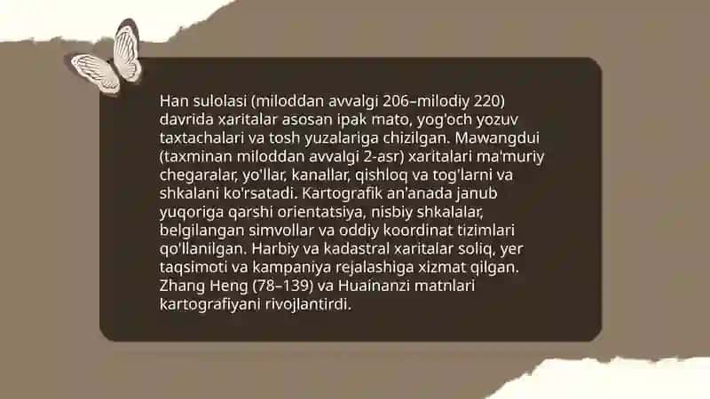 Qadimgi va o'rta asr Xitoy xaritalar 4