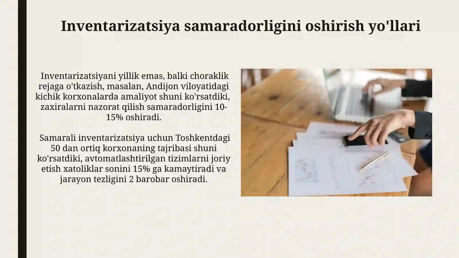 Asosiy vositalarni inventarizatsiya qilishhisobi 4