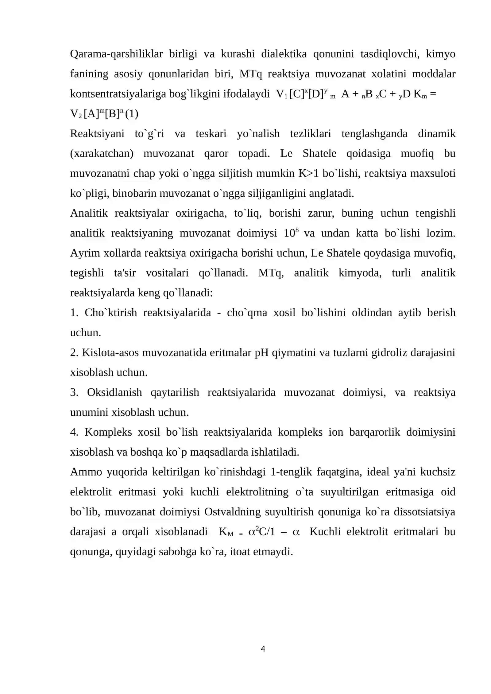 Suvning ion ko'paytmasi 4
