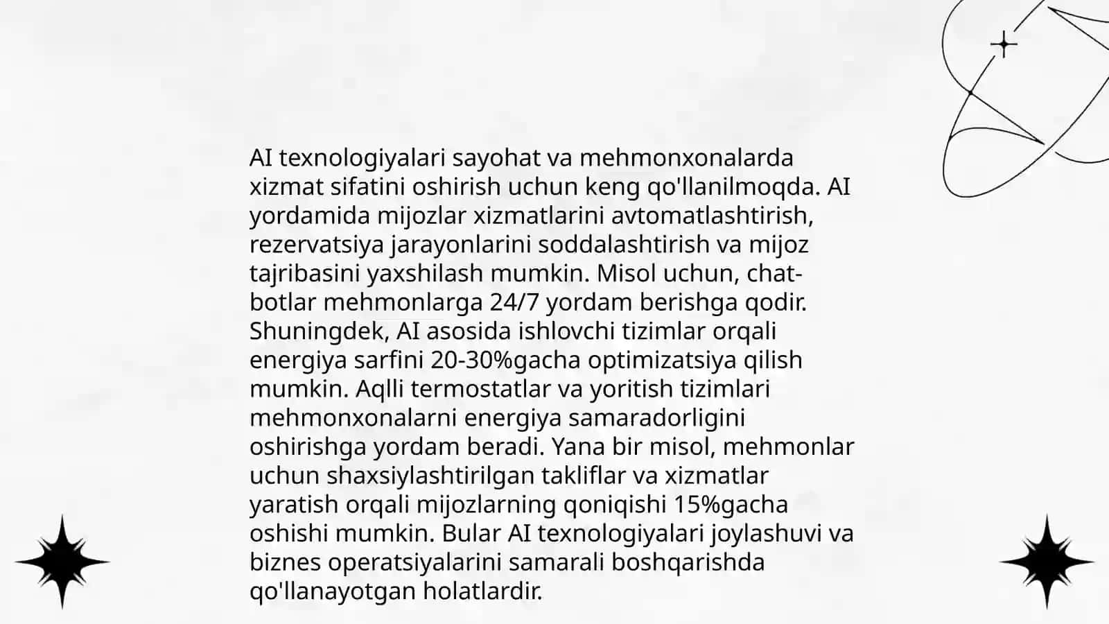Turizm industriyasida tehnologik yangiliklarni boshqarish 4